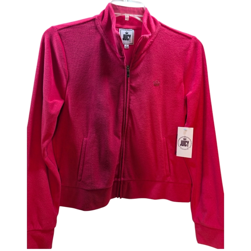 Women's JUICY COUTURE Watermelon Full Zip Jacket Size L NWT $65.00
